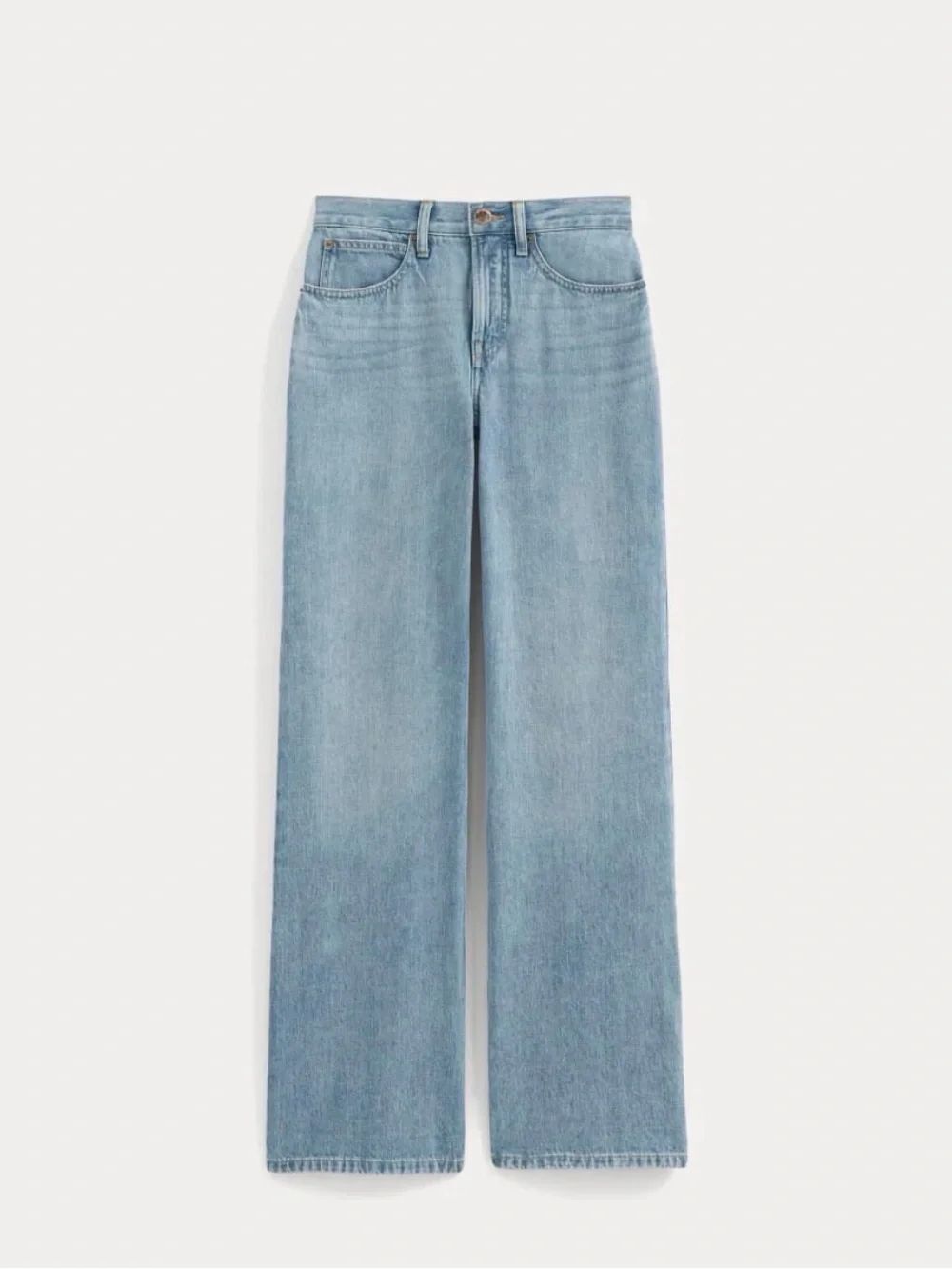 New Everlane RELAXED MID-RISE BOOTCUT JEAN LIGHT VINTAGE INDIGO Size 28